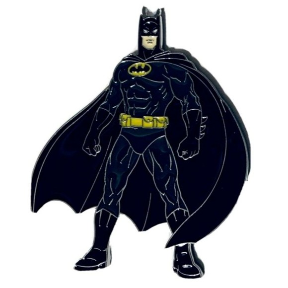 Hallmark Other - Hallmark Batman DC Comics Flat Metal Enamel Christmas Tree Ornament 2.75” 2022